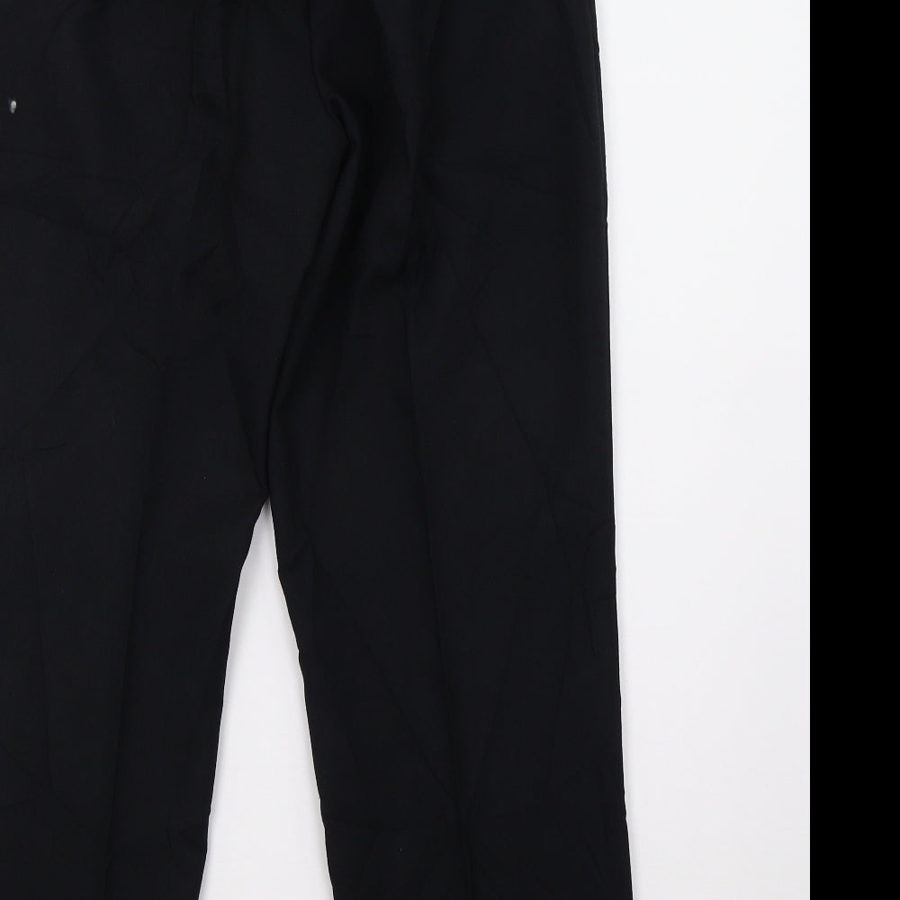 Marks and Spencer Womens Black   Trousers  Size 12 L32 in