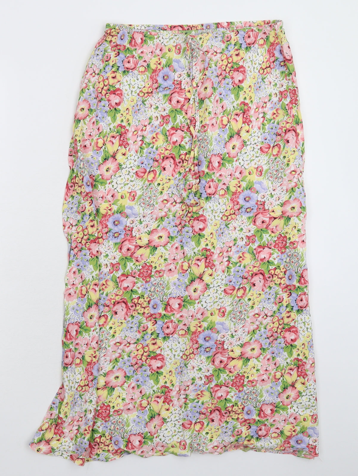 Marks and Spencer Womens Multicoloured Floral  Straight & Pencil Skirt Size 12