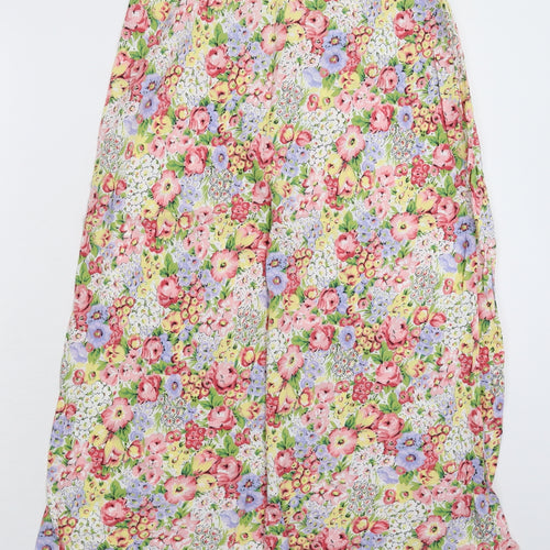 Marks and Spencer Womens Multicoloured Floral  Straight & Pencil Skirt Size 12