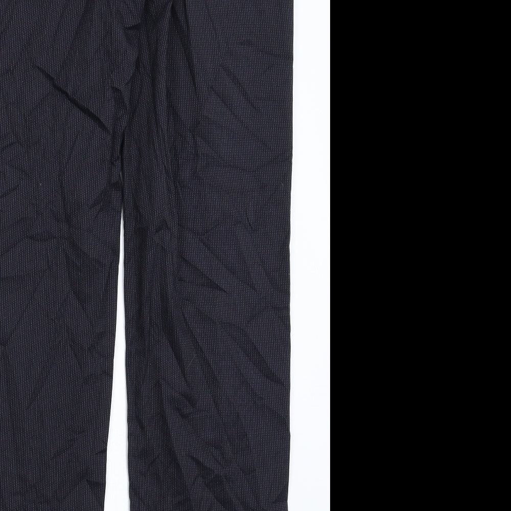 Burton Mens Blue Striped  Dress Pants Trousers Size 32 L30 in