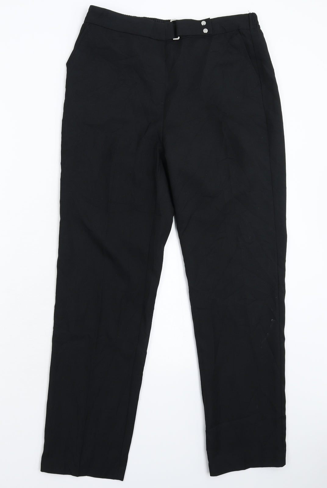 Marks and Spencer Womens Black   Trousers  Size 10 L28 in