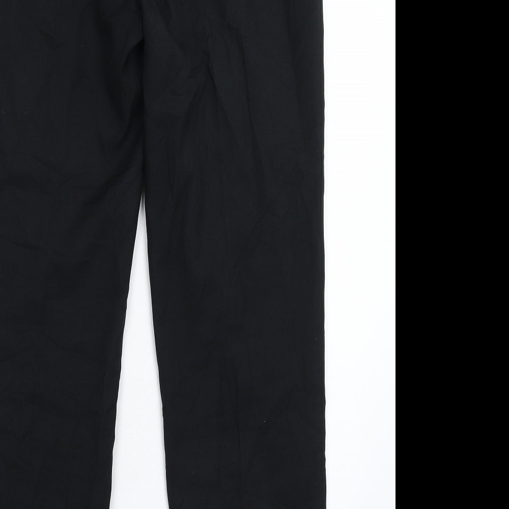 Marks and Spencer Womens Black   Trousers  Size 10 L28 in