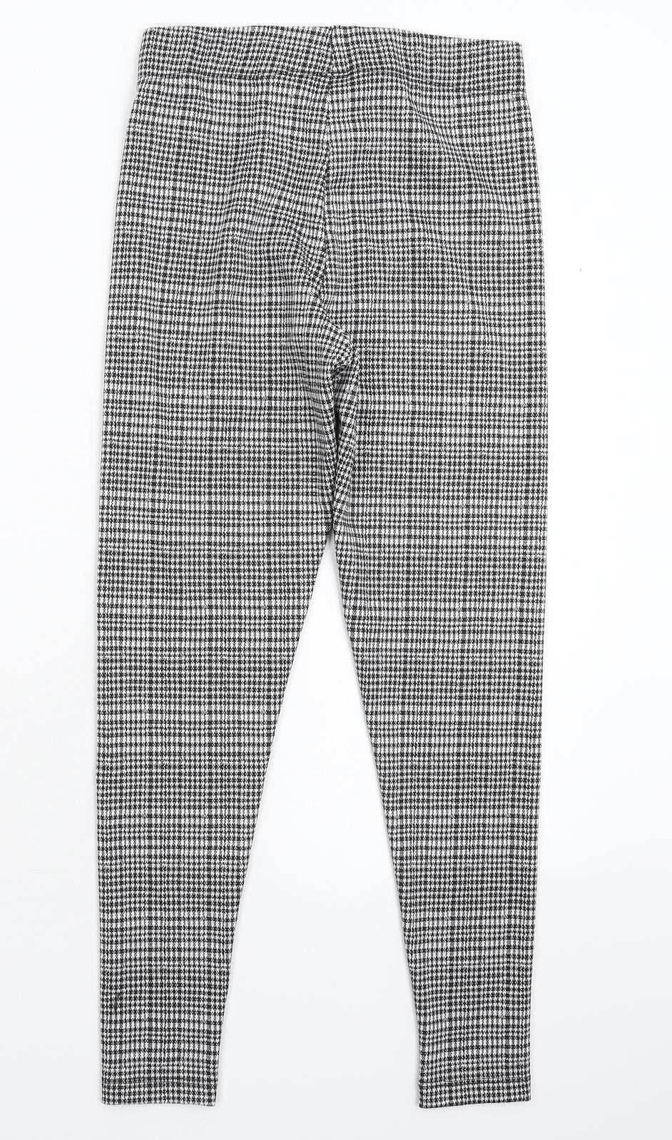 Nutmeg Womens Grey Houndstooth  Jegging Leggings Size 10 L25 in