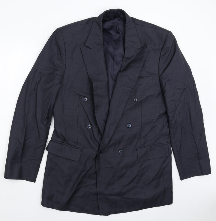 Ash Samtani Mens Blue   Jacket Suit Jacket Size 42