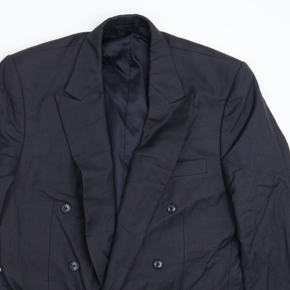 Ash Samtani Mens Blue   Jacket Suit Jacket Size 42