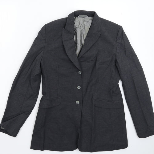 Marks and Spencer Womens Grey   Jacket Suit Jacket Size 10