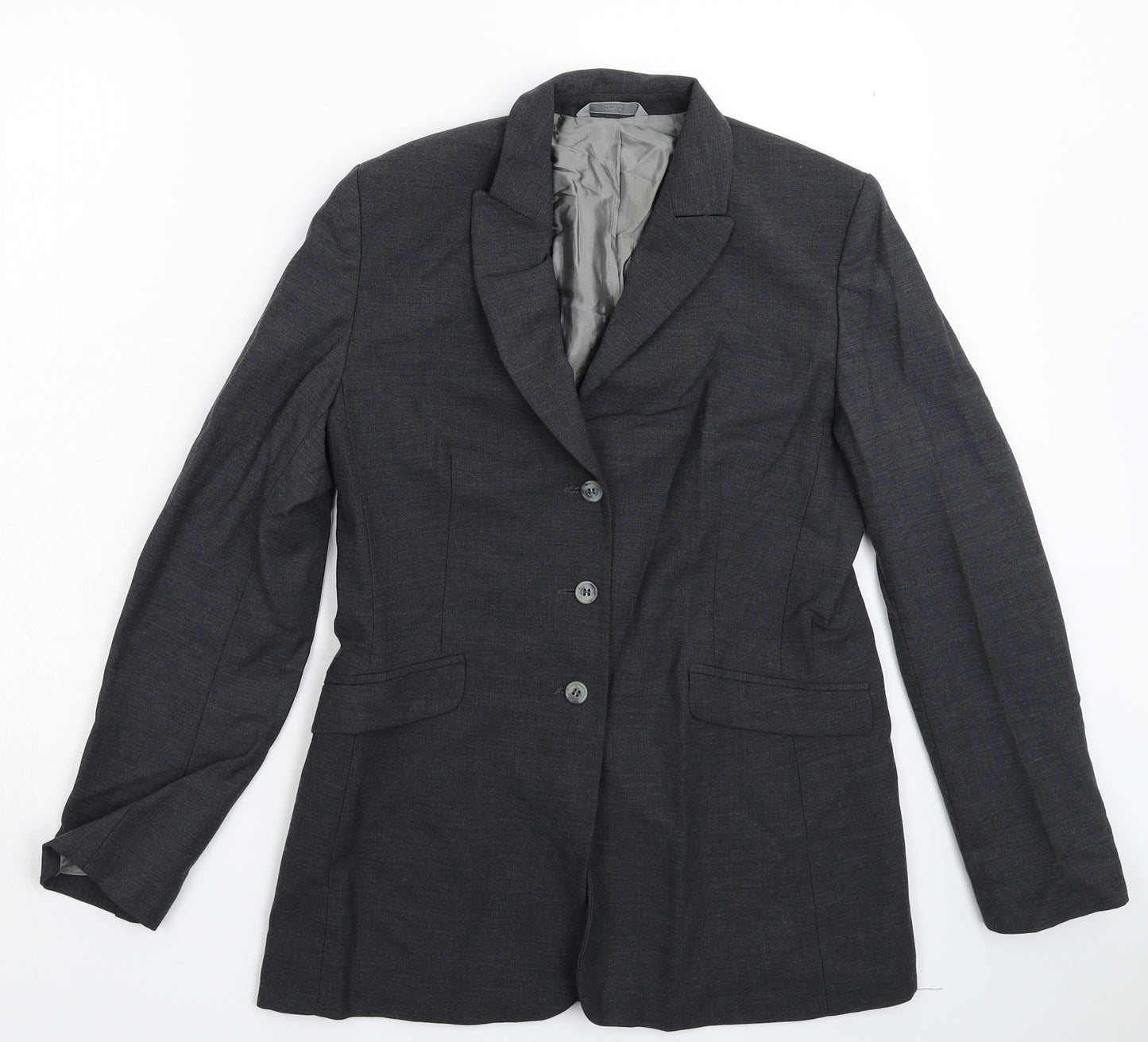 Marks and Spencer Womens Grey   Jacket Suit Jacket Size 10