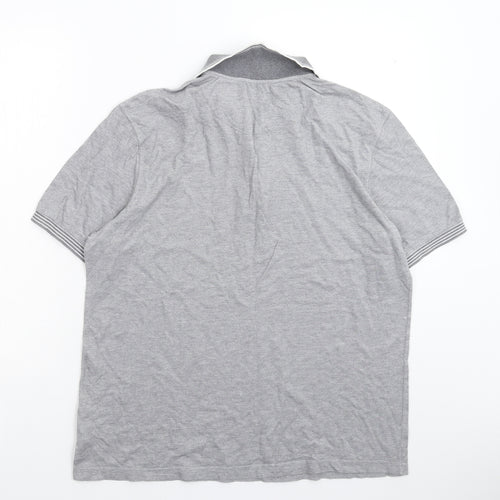 Jaeger Mens Grey    Polo Size L