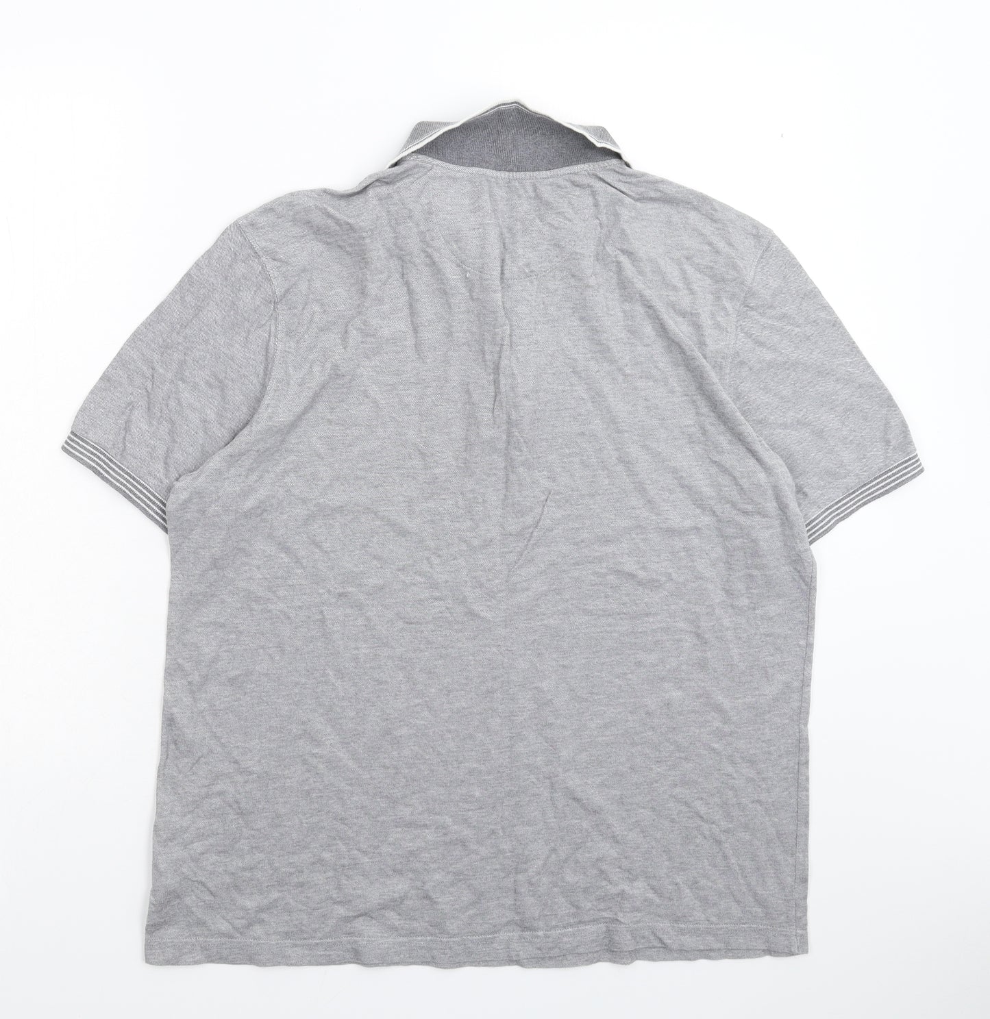 Jaeger Mens Grey    Polo Size L