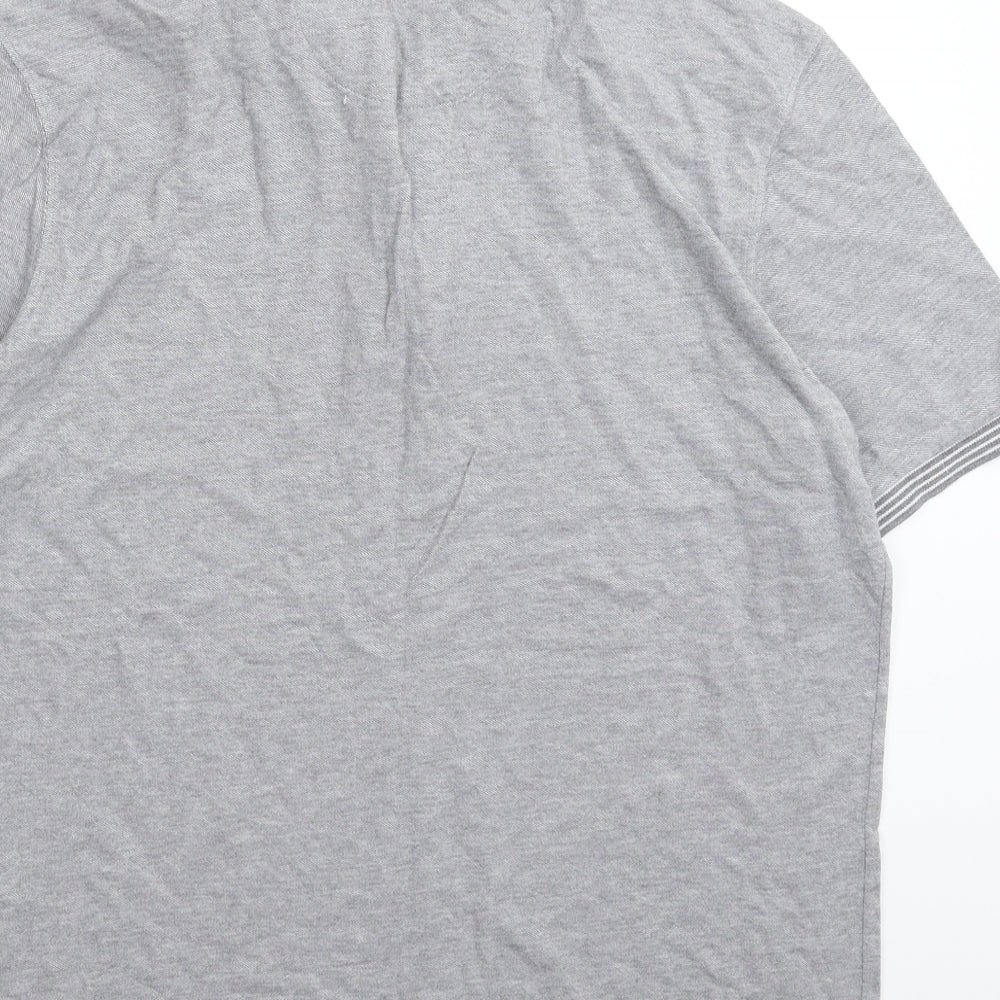 Jaeger Mens Grey    Polo Size L