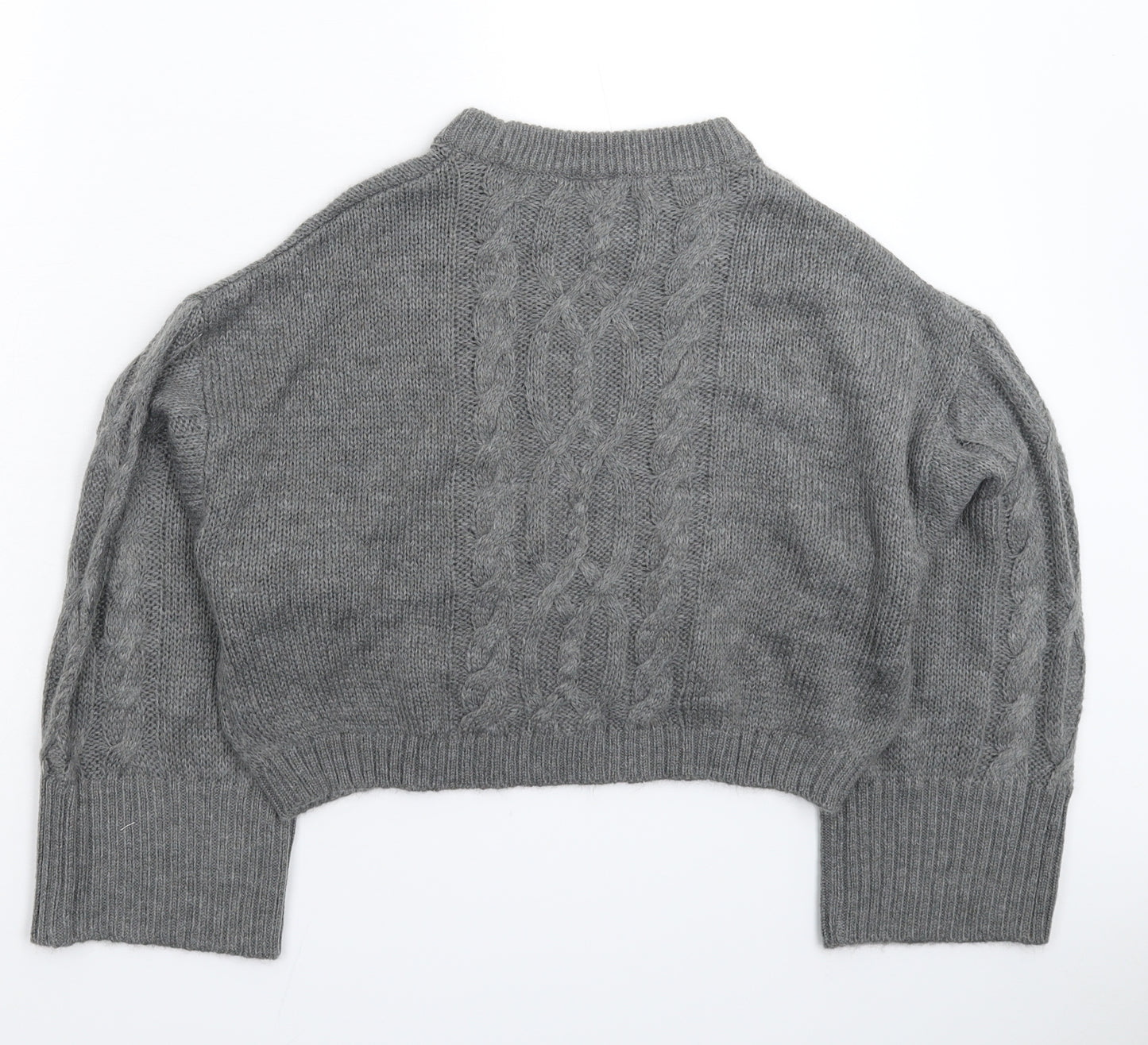 Divided Womens Grey  Knit Pullover Jumper Size XS  - Oversized