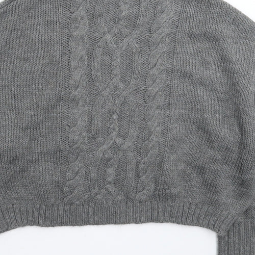 Divided Womens Grey  Knit Pullover Jumper Size XS  - Oversized