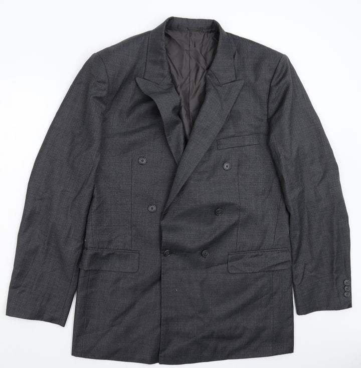 Ash Samtani Mens Grey   Jacket Suit Jacket Size 42