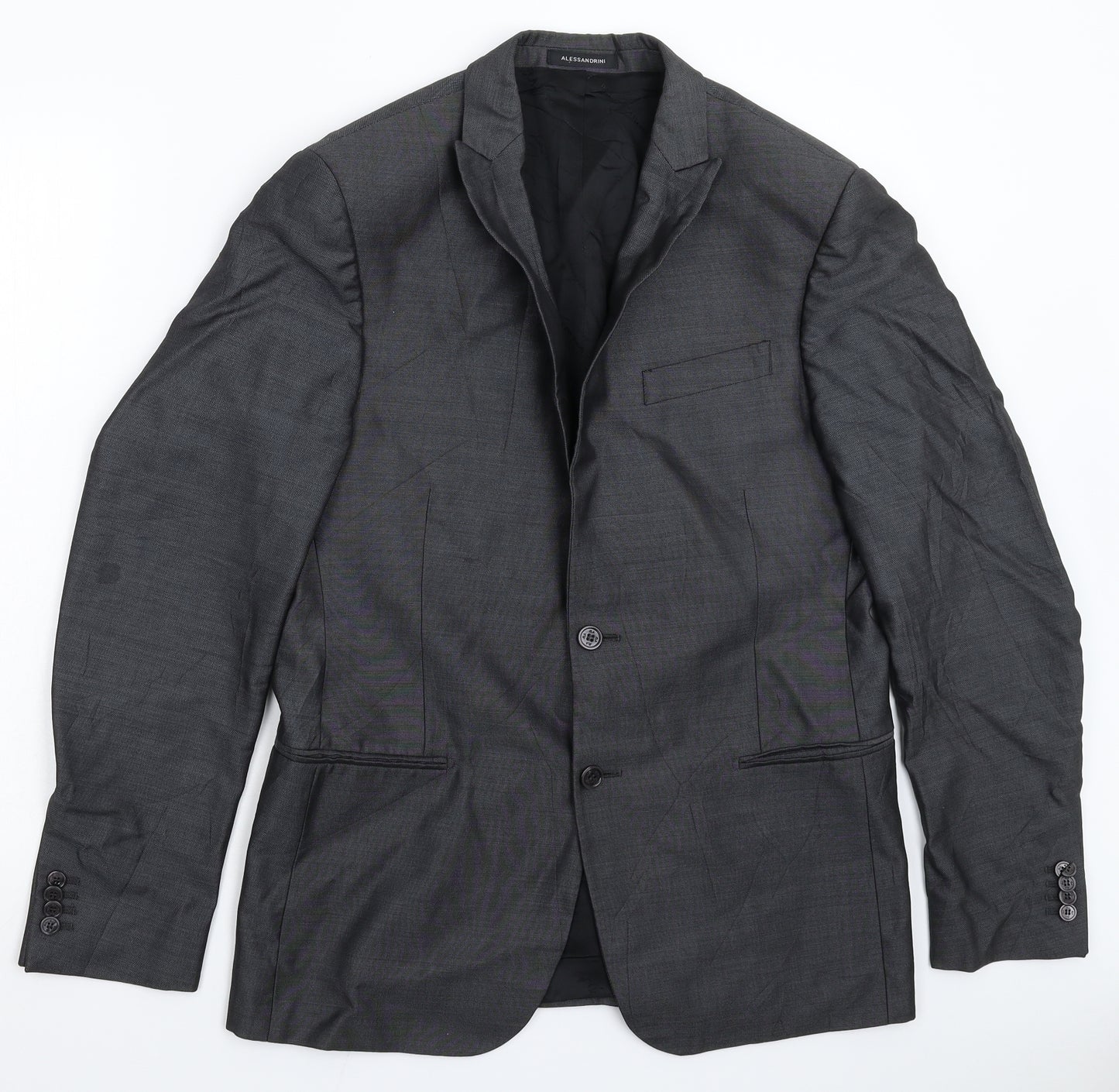 Alessandrini Mens Grey   Jacket Suit Jacket Size 40
