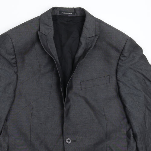 Alessandrini Mens Grey   Jacket Suit Jacket Size 40