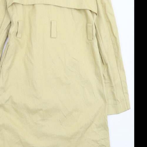 Marks and Spencer Womens Beige   Overcoat Coat Size 8