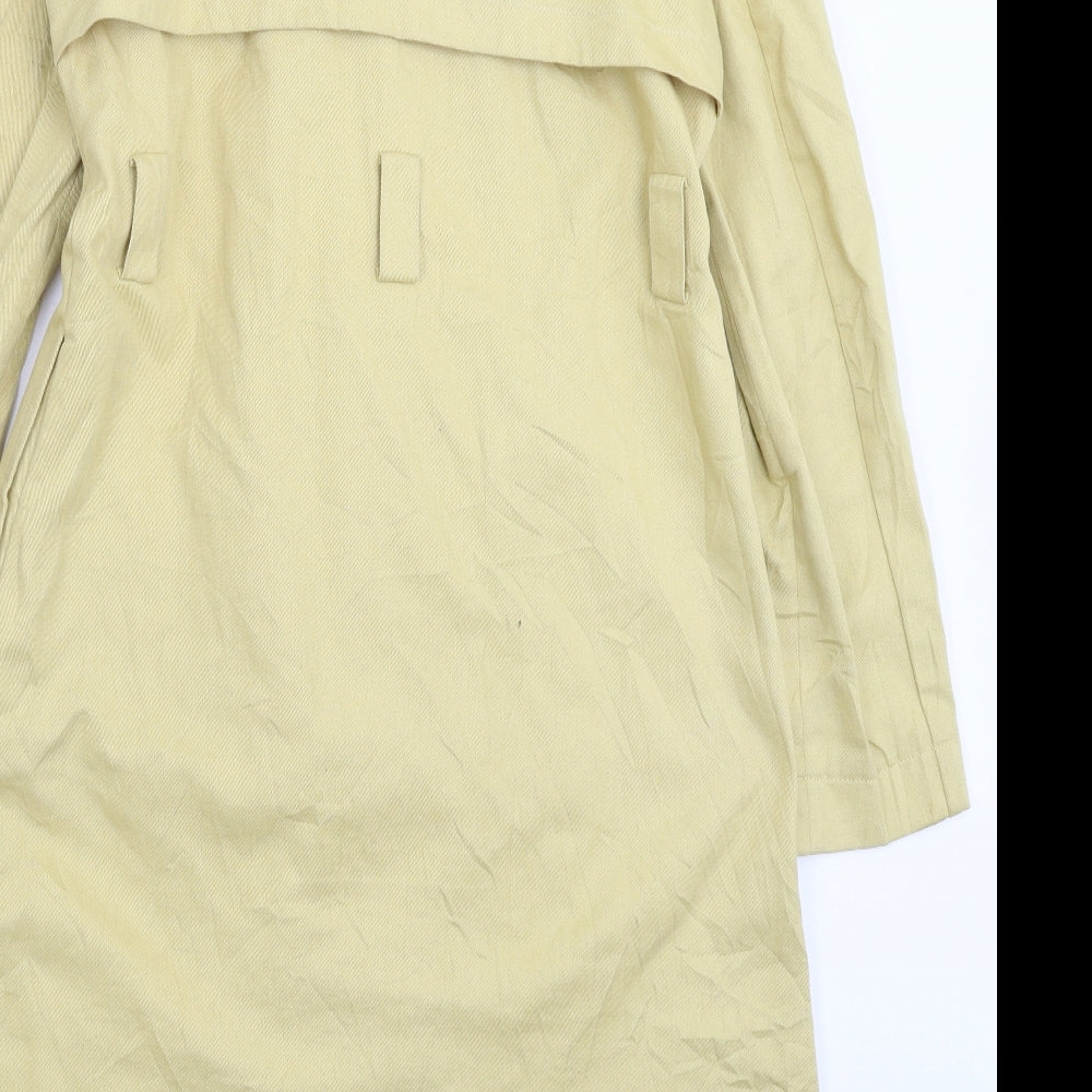Marks and Spencer Womens Beige   Overcoat Coat Size 8
