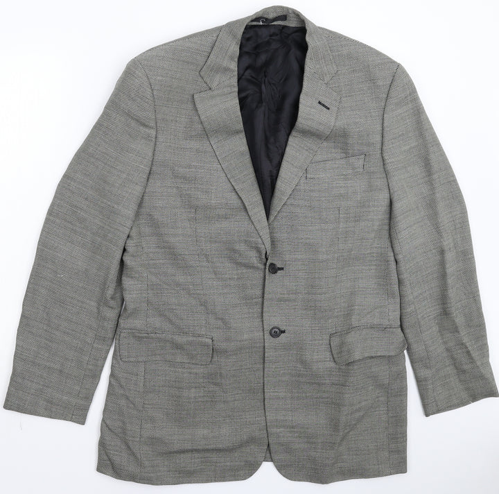Marks and Spencer Mens Grey   Jacket Suit Jacket Size 40