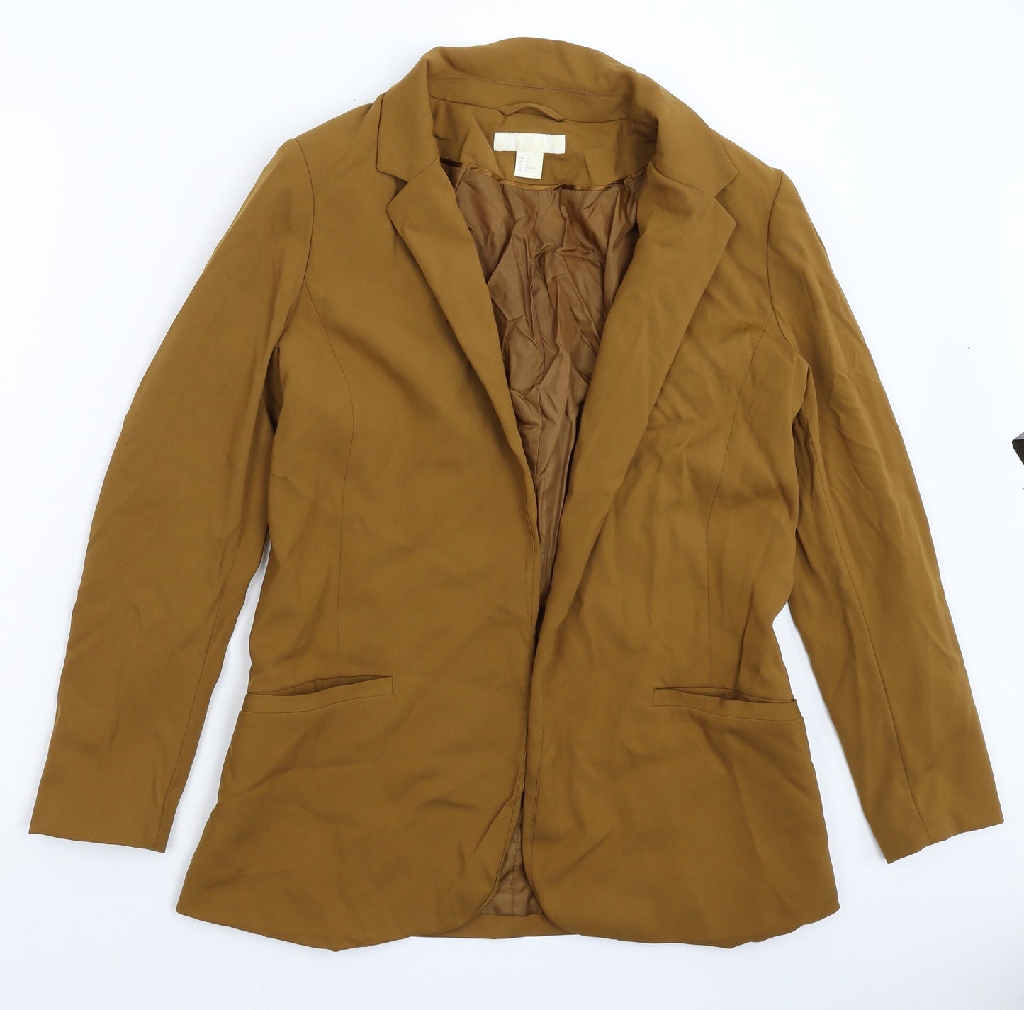 H&M Womens Brown   Jacket Blazer Size 16