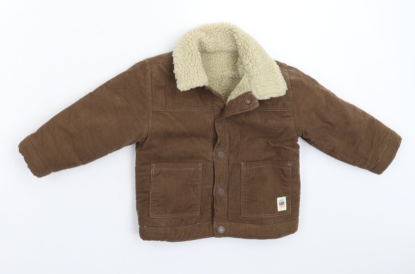 Zara Baby Grey  Corduroy Jacket  Size 12-18 Months