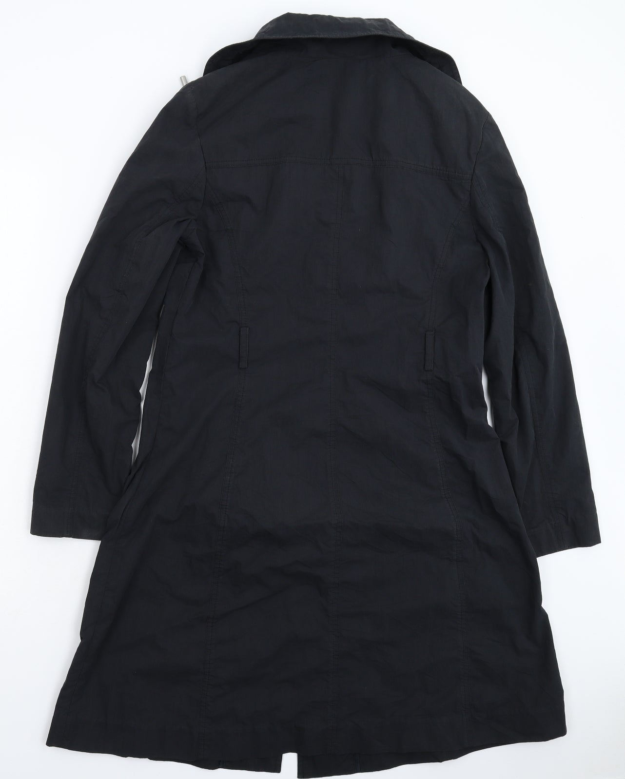 Nine West Womens Blue   Overcoat Coat Size M