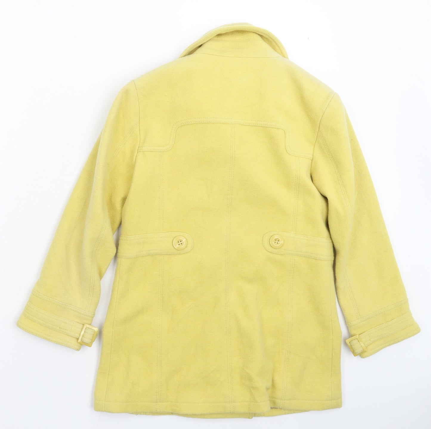 Ted Baker Girls Yellow   Pea Coat Coat Size 10 Years