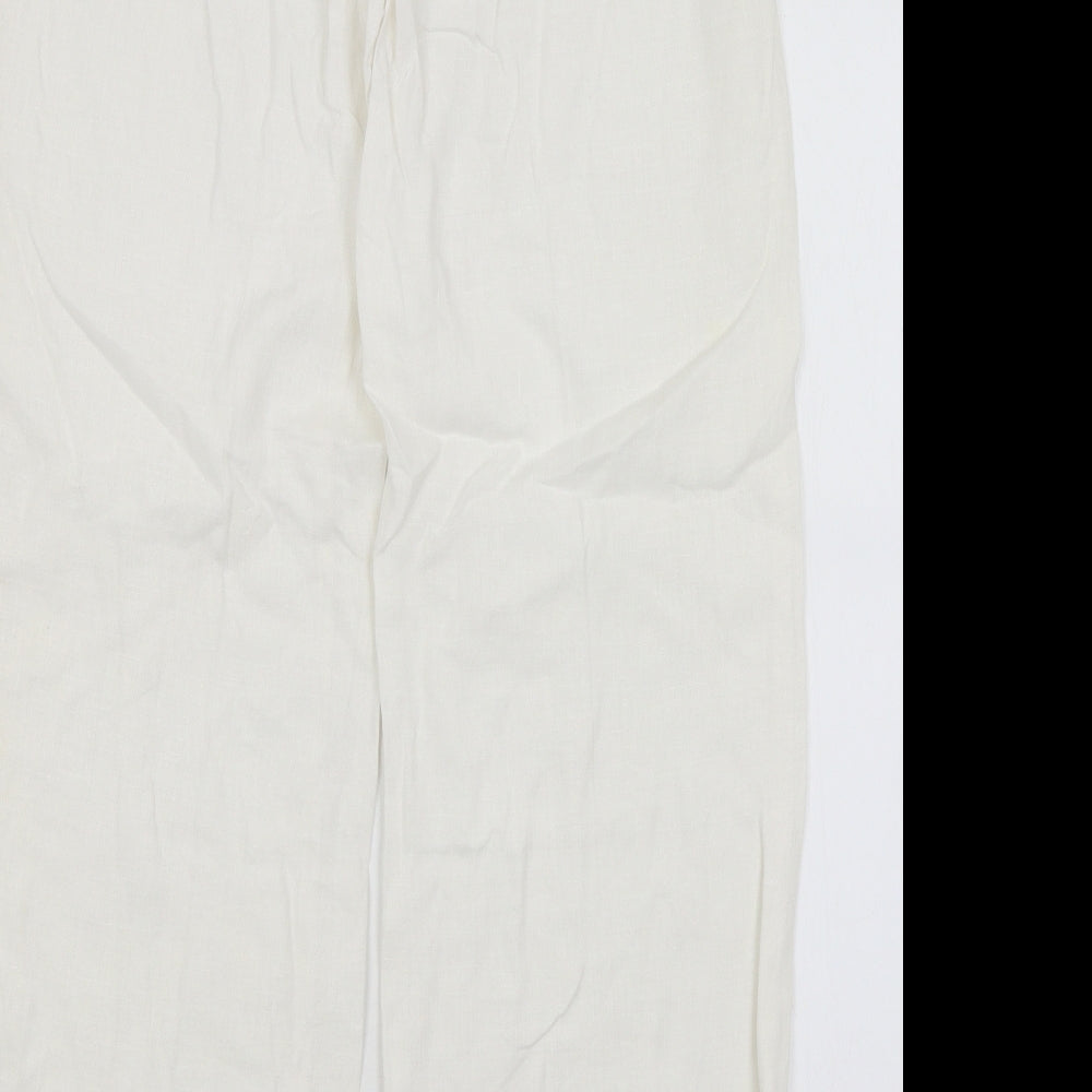 Jane Norman Womens White   Trousers  Size 10 L31.5 in