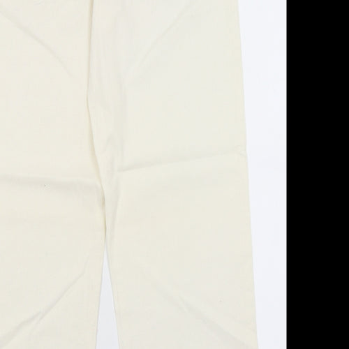 George Womens Ivory   Trousers  Size 12 L27.5 in