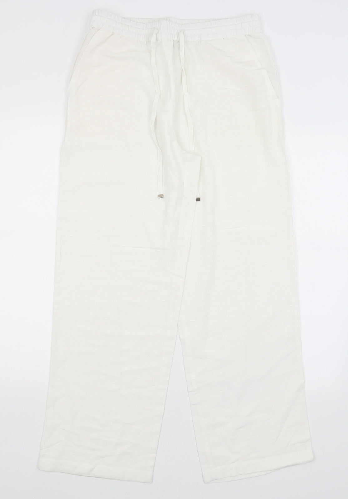Anothology Womens White   Trousers  Size 12 L27.5 in
