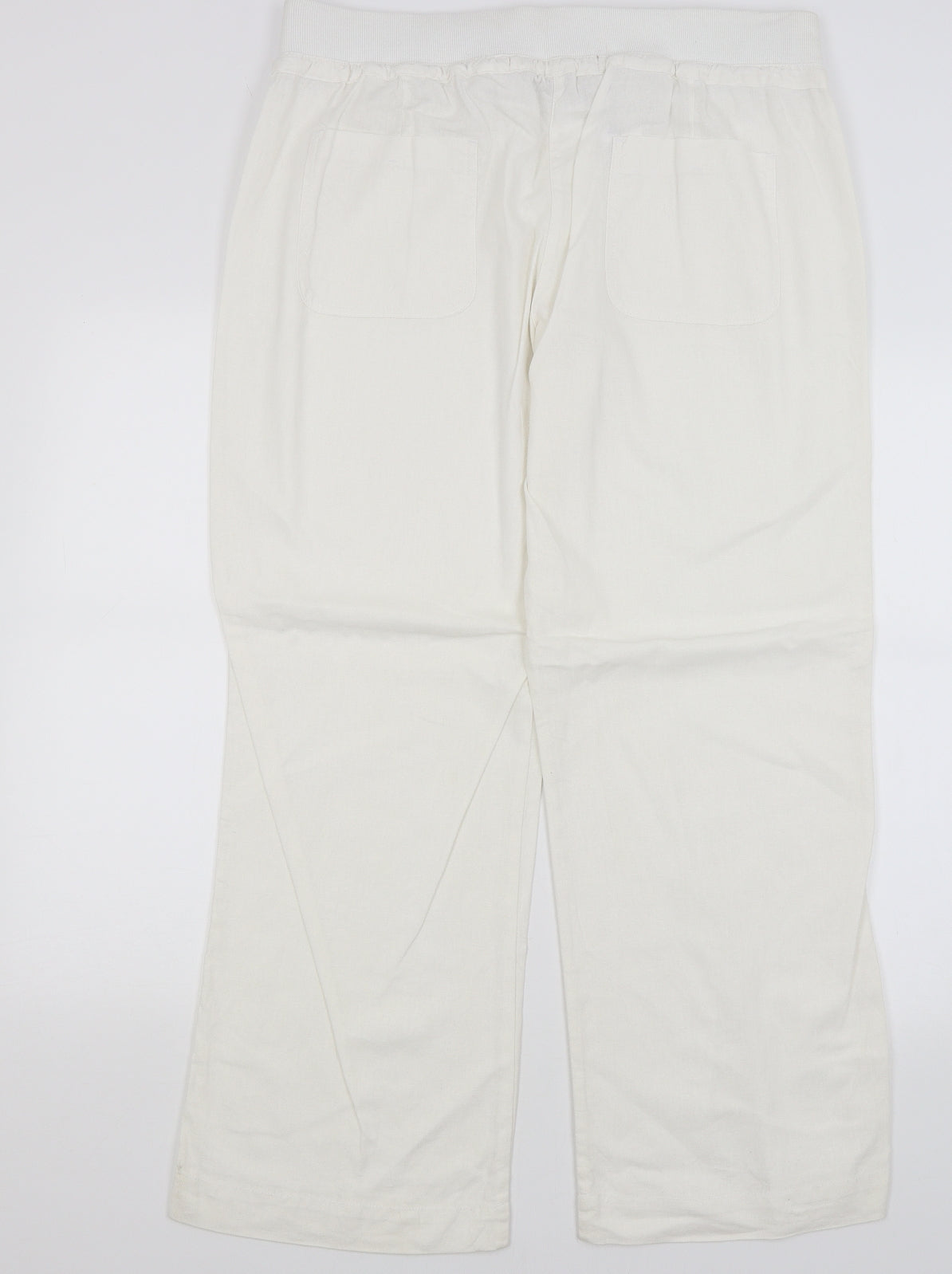 South Womens White   Trousers  Size 18 L28 in