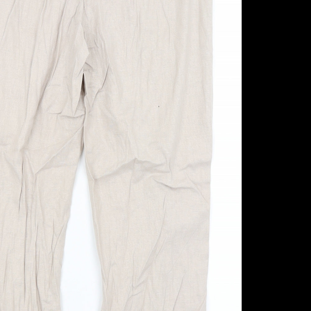 M&Co Womens Brown   Trousers  Size 18 L27 in