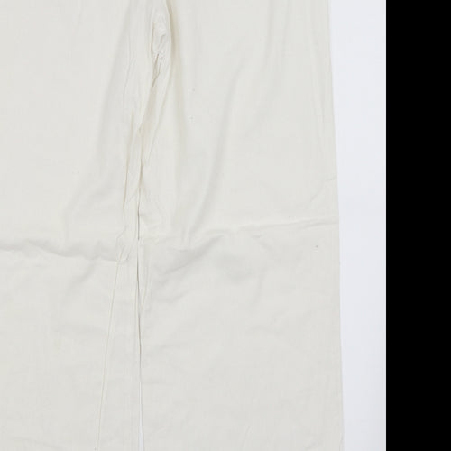 The Collection Womens White   Trousers  Size 18 L29.5 in