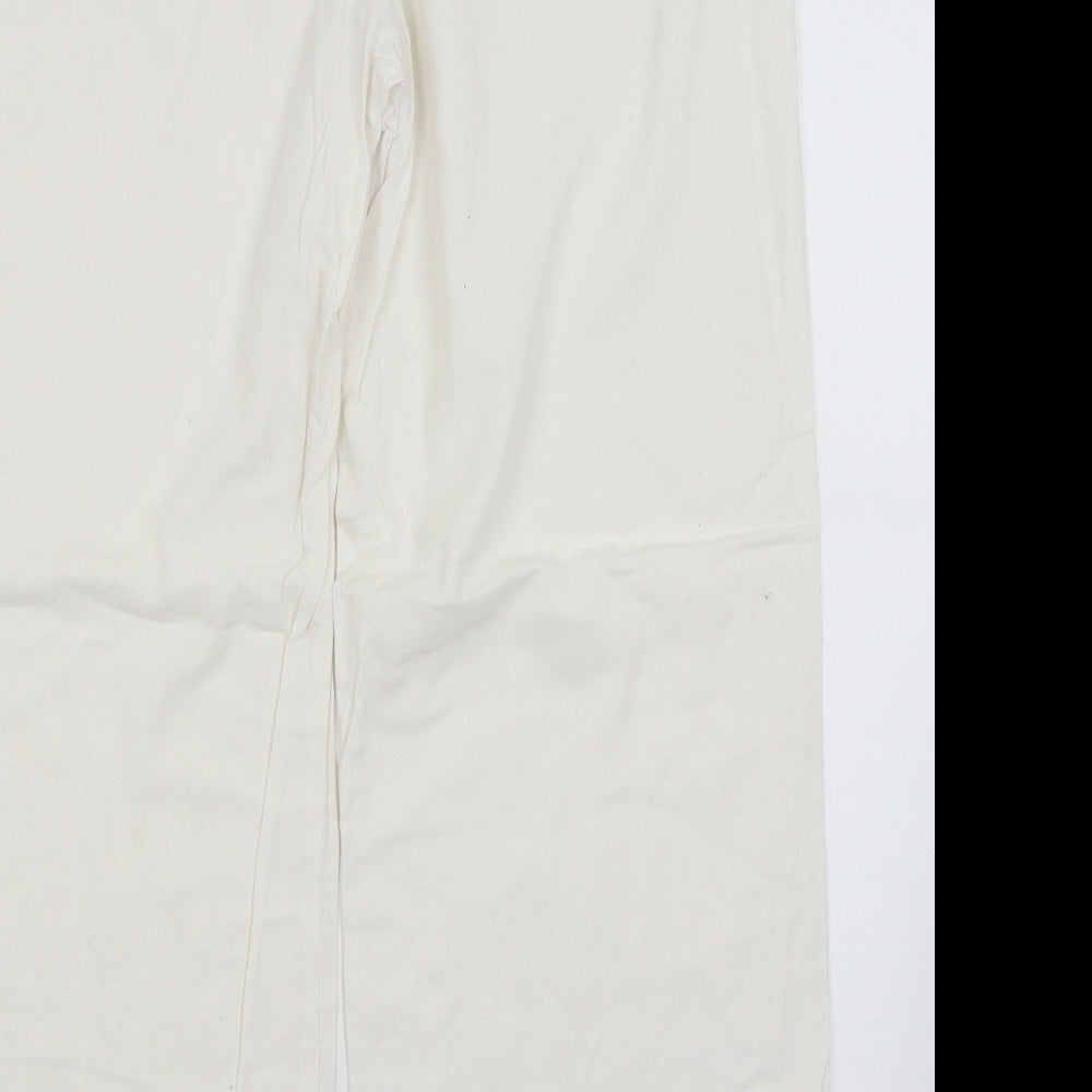 The Collection Womens White   Trousers  Size 18 L29.5 in