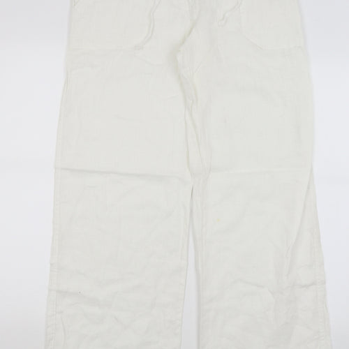 Atmosphere Womens White   Trousers  Size 10 L30 in