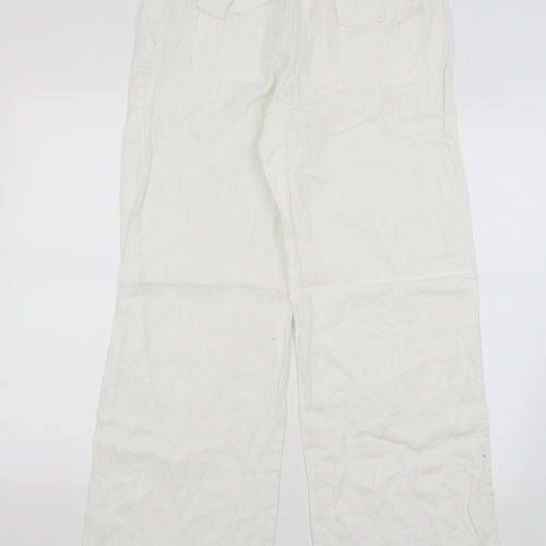 Atmosphere Womens White   Trousers  Size 10 L30 in