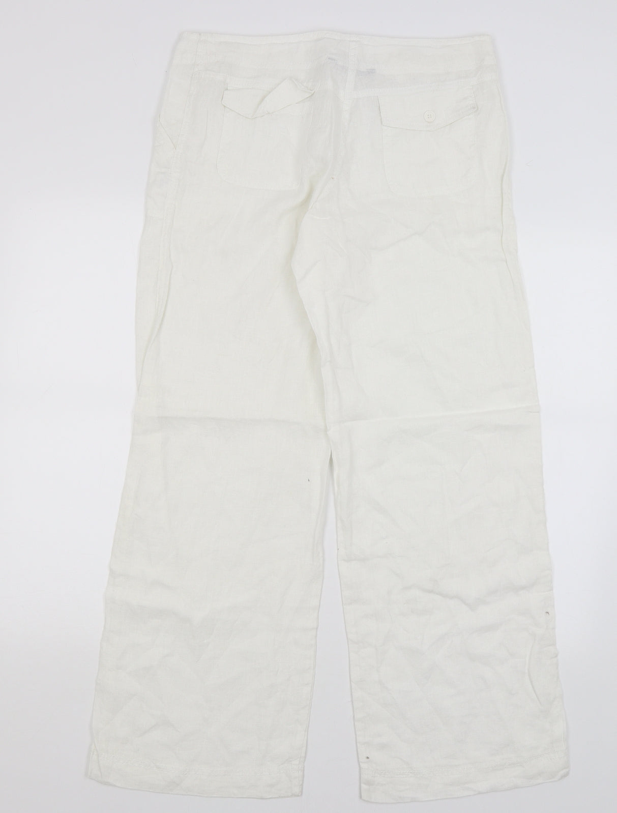 Atmosphere Womens White   Trousers  Size 10 L30 in