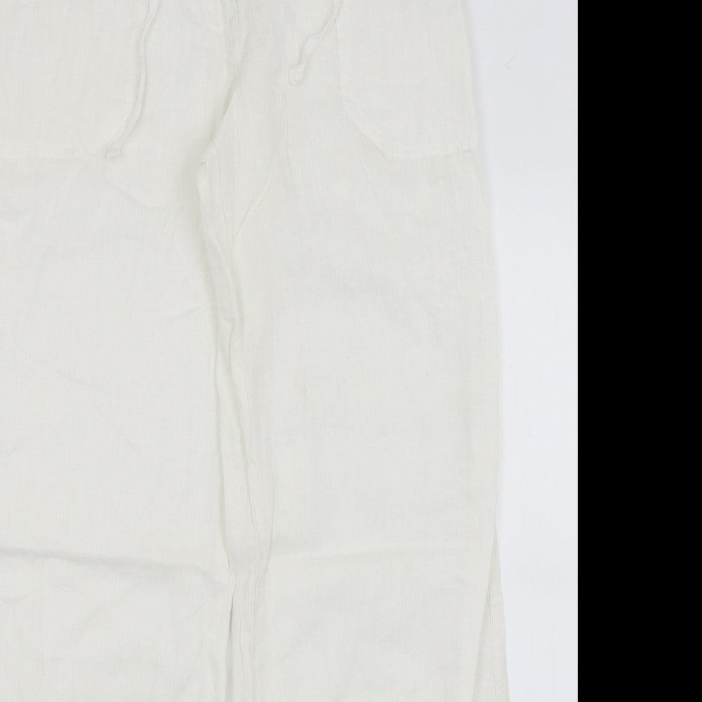 Atmosphere Womens White   Trousers  Size 10 L30 in