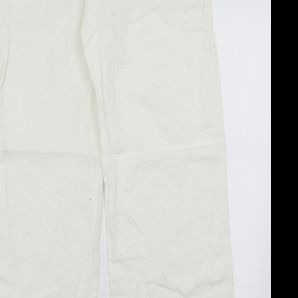 Atmosphere Womens White   Trousers  Size 10 L30 in