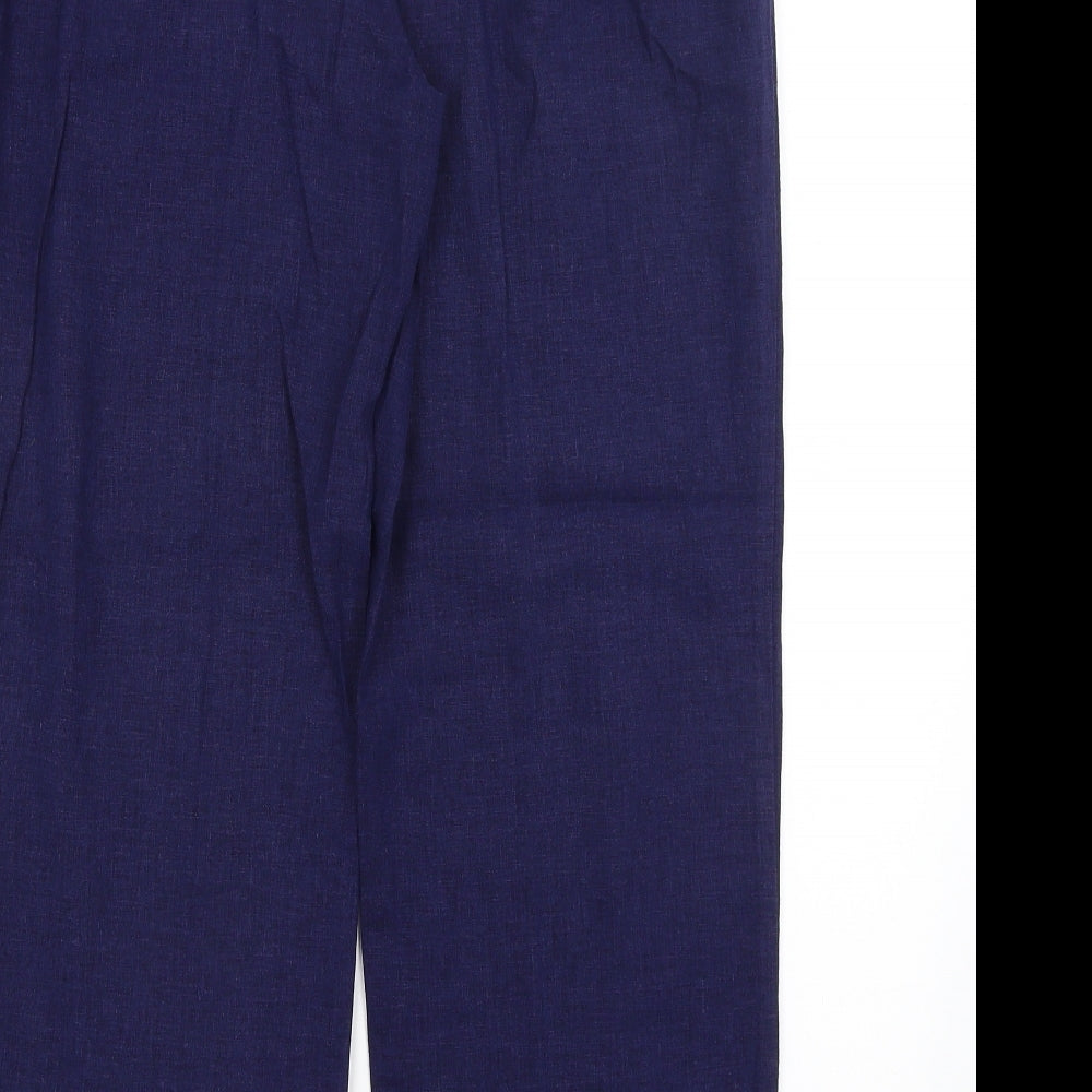 EWM Womens Blue   Trousers  Size 14 L26 in