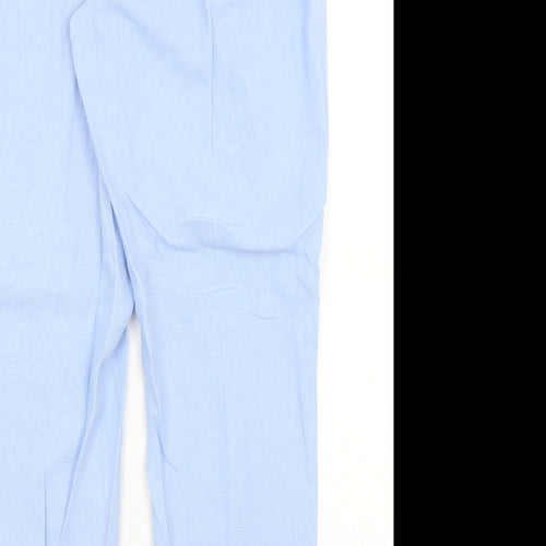 TU Womens Blue   Capri Trousers Size 14 L28 in
