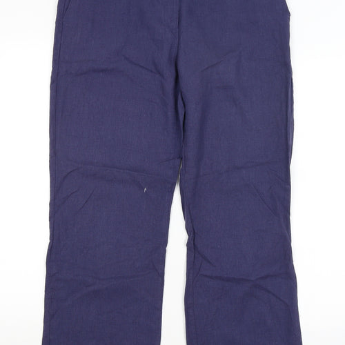 Dunnes Womens Purple   Trousers  Size 12 L28 in