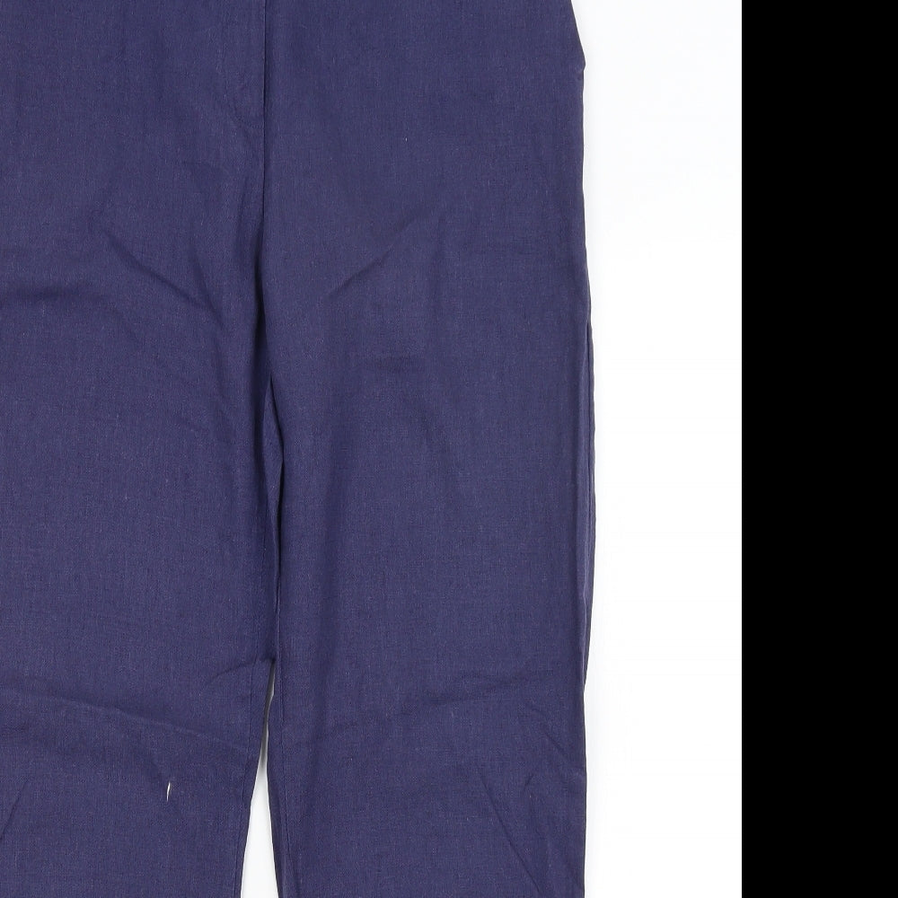 Dunnes Womens Purple   Trousers  Size 12 L28 in