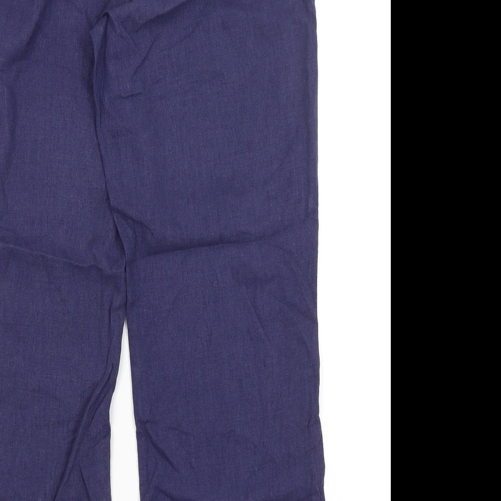Dunnes Womens Purple   Trousers  Size 12 L28 in