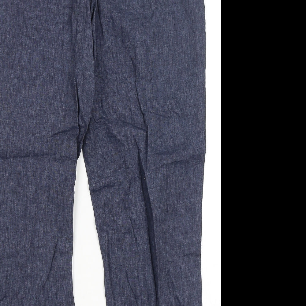 Autograph Womens Blue   Capri Trousers Size 14 L27 in