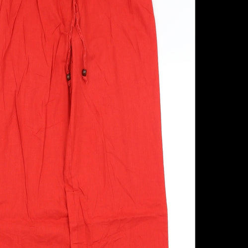b.p.c Womens Red   Trousers  Size 12 L30.5 in