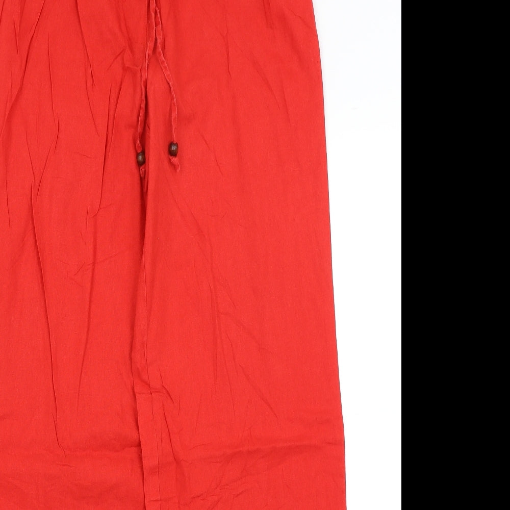 b.p.c Womens Red   Trousers  Size 12 L30.5 in