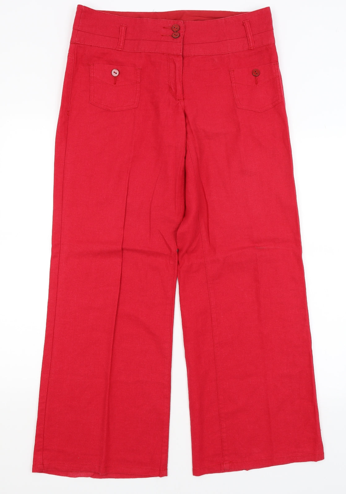 NEXT Womens Red   Trousers  Size 12 L29.5 in