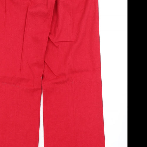 NEXT Womens Red   Trousers  Size 12 L29.5 in