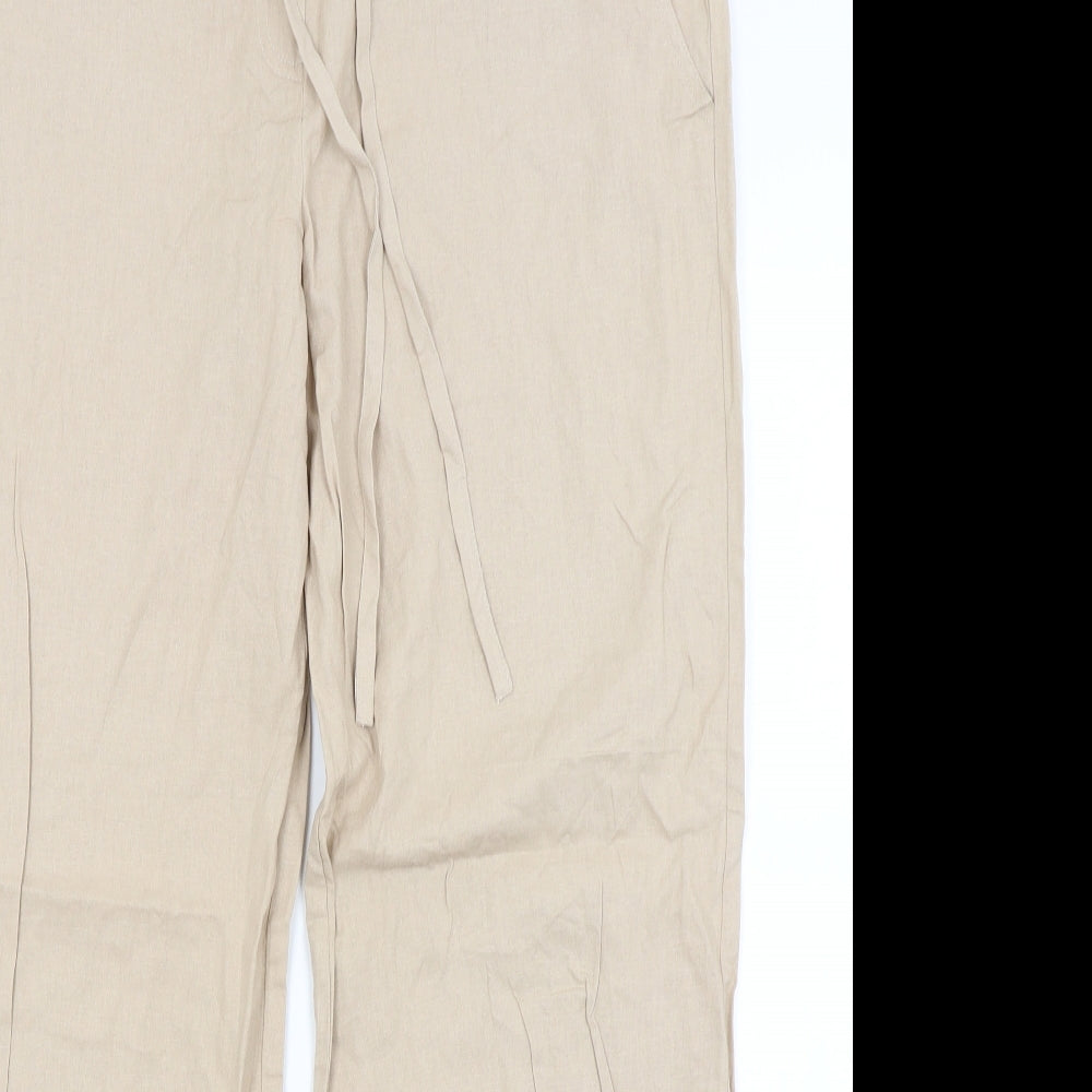 Dorothy Perkins Womens Beige   Trousers  Size 16 L30 in