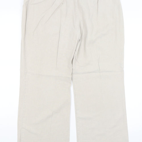 &S Womens Beige   Trousers  Size 16 L28 in